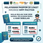 Jadwal Layanan Paspor di MPP Pacitan
